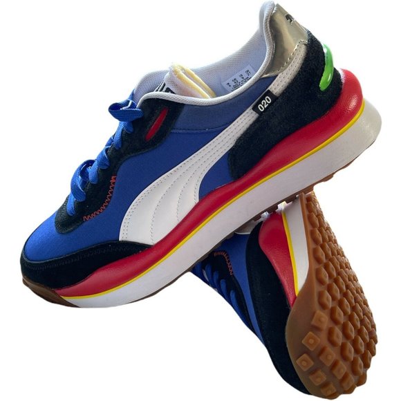 Men’s Sneakers Size 9 PUMA Style Rider Play On - Daz Blue High Risk Red 37115001 main image 9